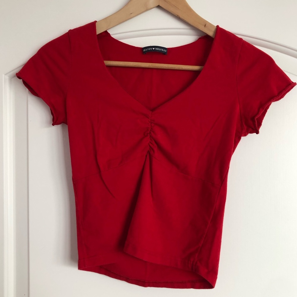 Brandy Melville Gina Top Red